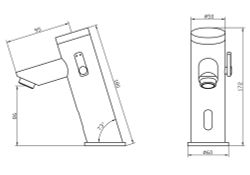 Смеситель сенсорный Ksitex M-8907