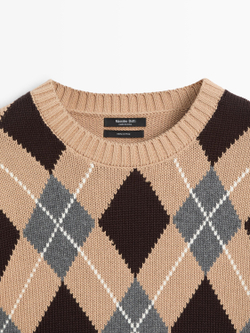 Massimo Dutti Трикотажный свитер, цвет верблюжьей шерсти