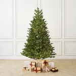 Елка с гирляндой встроенной 2в1 «Meribel» (Литая хвоя) 210 см / 2,1 м