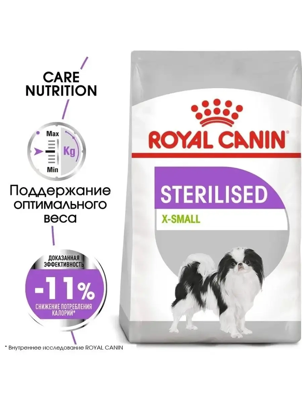 Сухой корм для собак Sterilised X-Small 0.5кг