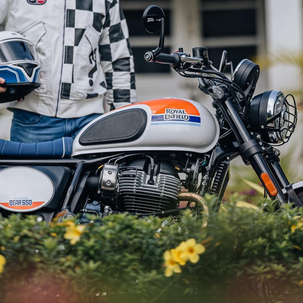 Накладки на бак Royal Enfield Black Tank Pads Bear 650 Interceptor 650, 1990535