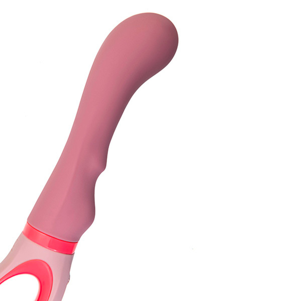 Розовый вибратор для G-стимуляции 19см ToyFa Flovetta Rose 457723