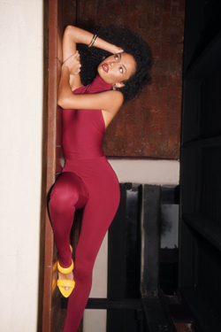 Slim leggings raspberry