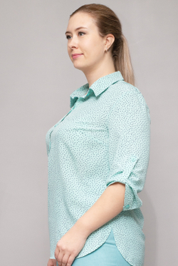 Блузка 1638А, миндаль #176Мд091638А