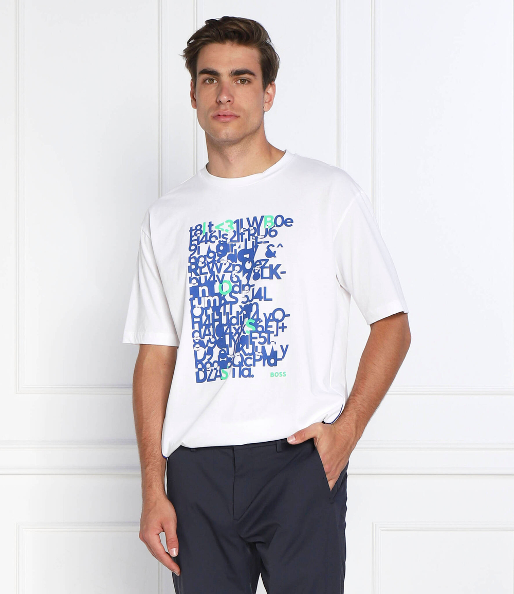 футболка tee 5 BOSS GREEN - белый(50477262)