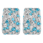 Серьги с Бриллиантами и Турмалинами Параиба, E0256-1/4