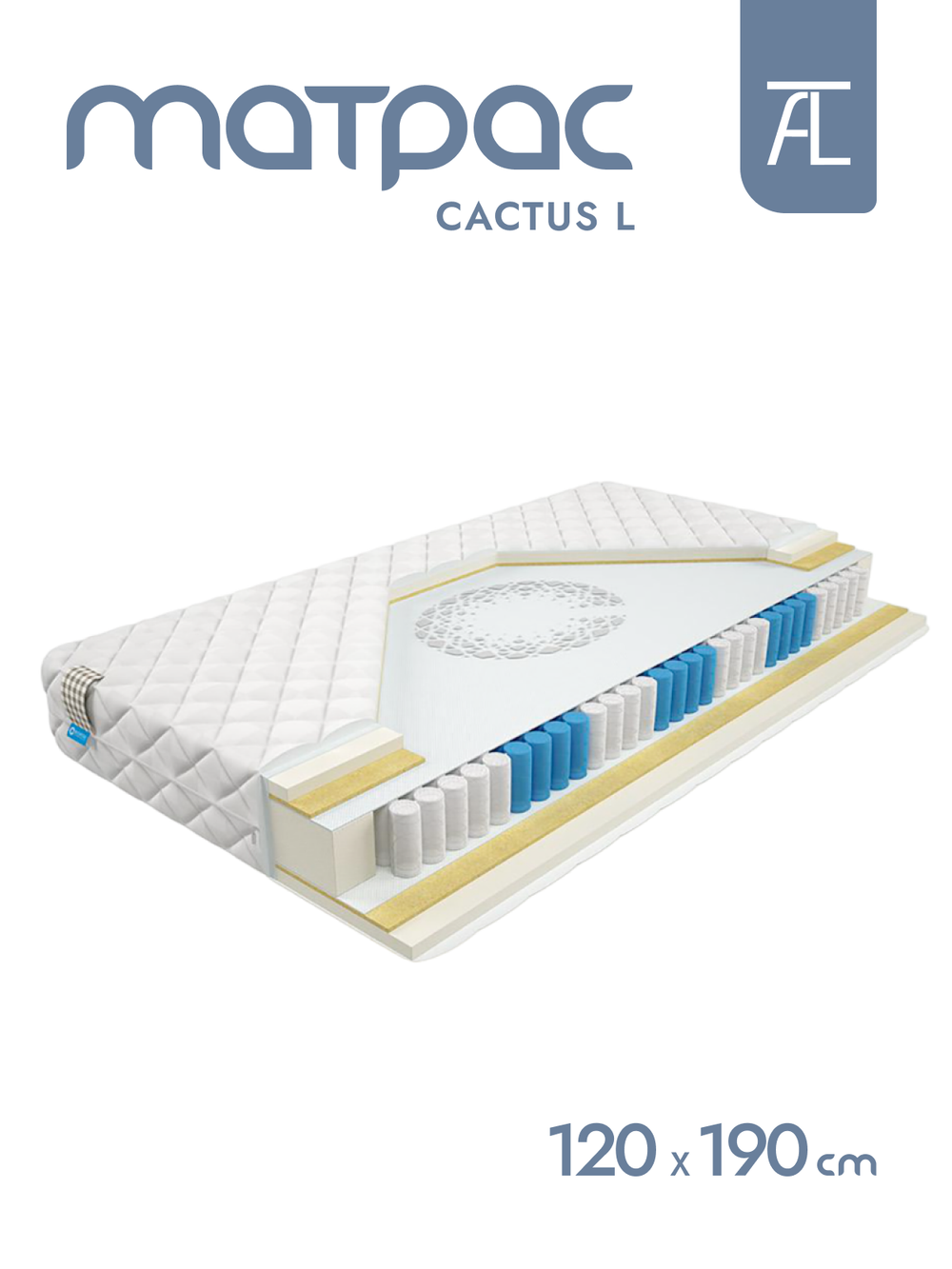 Матрас Mr. Mattress Cactus L, независимые пружины