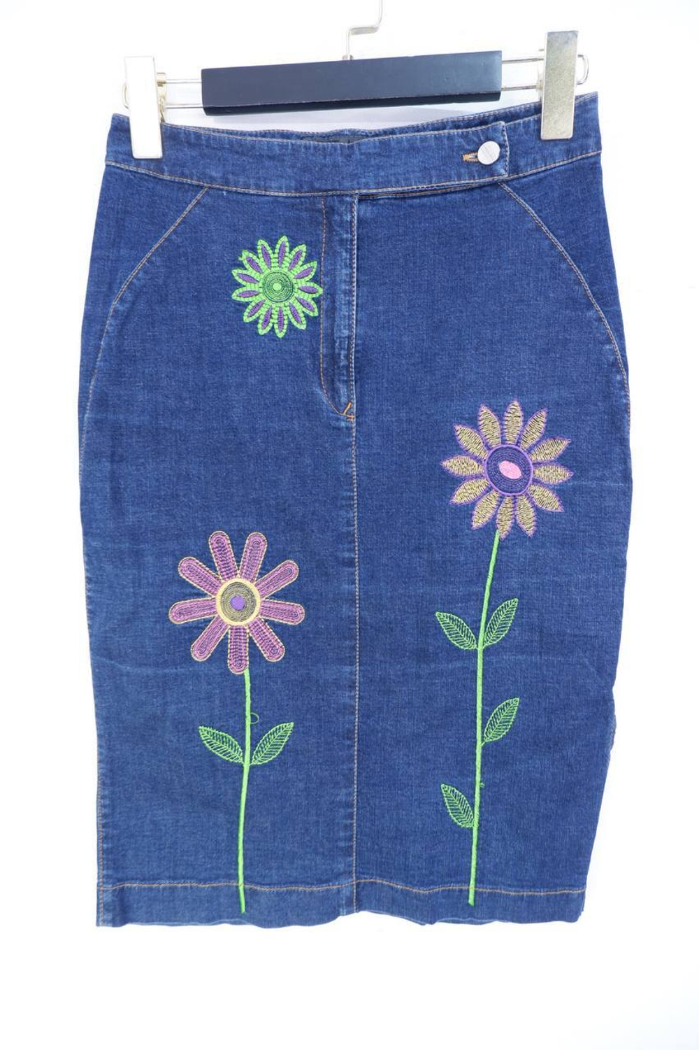 Юбка Roccobarocco с вышивкой, маркировка 36, визуально 44 размер