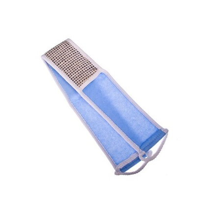 Мочалка банная c ручками EUROHOUSE 8х69см лен, полиэстер