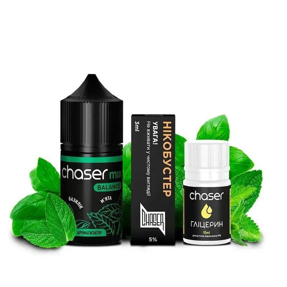 Chaser MIX - Basil Mint (30ml, 5% nic) Chaser MIX - Basil Mint (30ml, 5% nic)