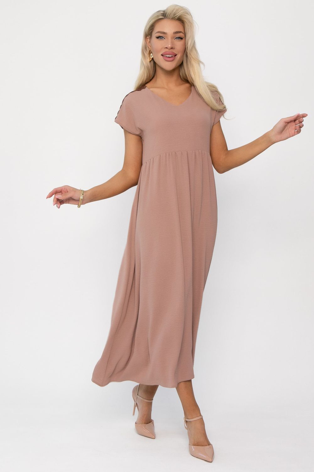 Платье Летние деньки (бежевое) П13650-18М LT Collection