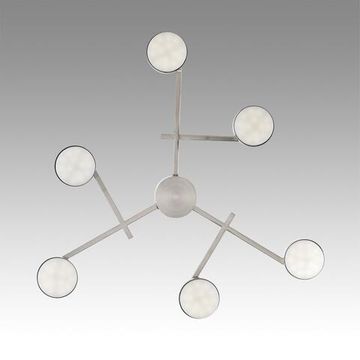 8115/6C COMFI LN25 206 никель, металл Люстра потолочная LED GX53 6*7W 220V DABRA