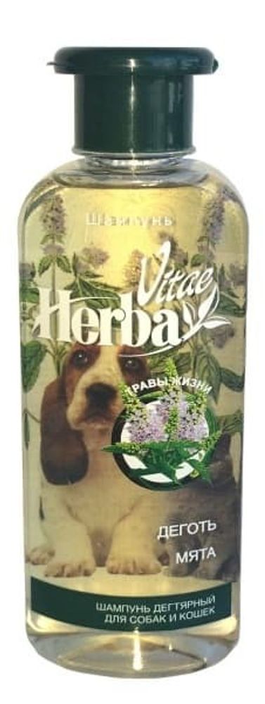 Herba Vitae: шампунь д/собак и кошек дегтярный 250мл