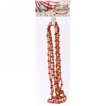 Бусы на елку 2,5м «Шарик Дискобол» d-5мм, Красный