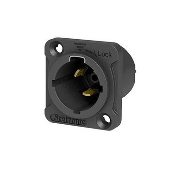 Seetronic SAC3MPX-LY(05) Панельный разъем powerCON, 16 А, power IN (для входа питания), пыле- и влаг