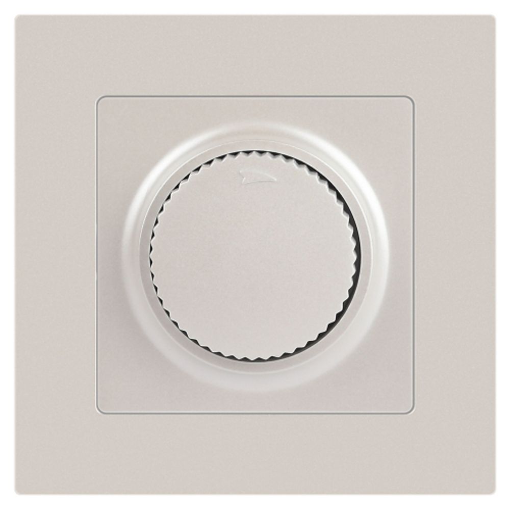 Светорегулятор Intro Accent 6-401-06 поворотный, 600Вт 230В, IP20, СУ, перламутр