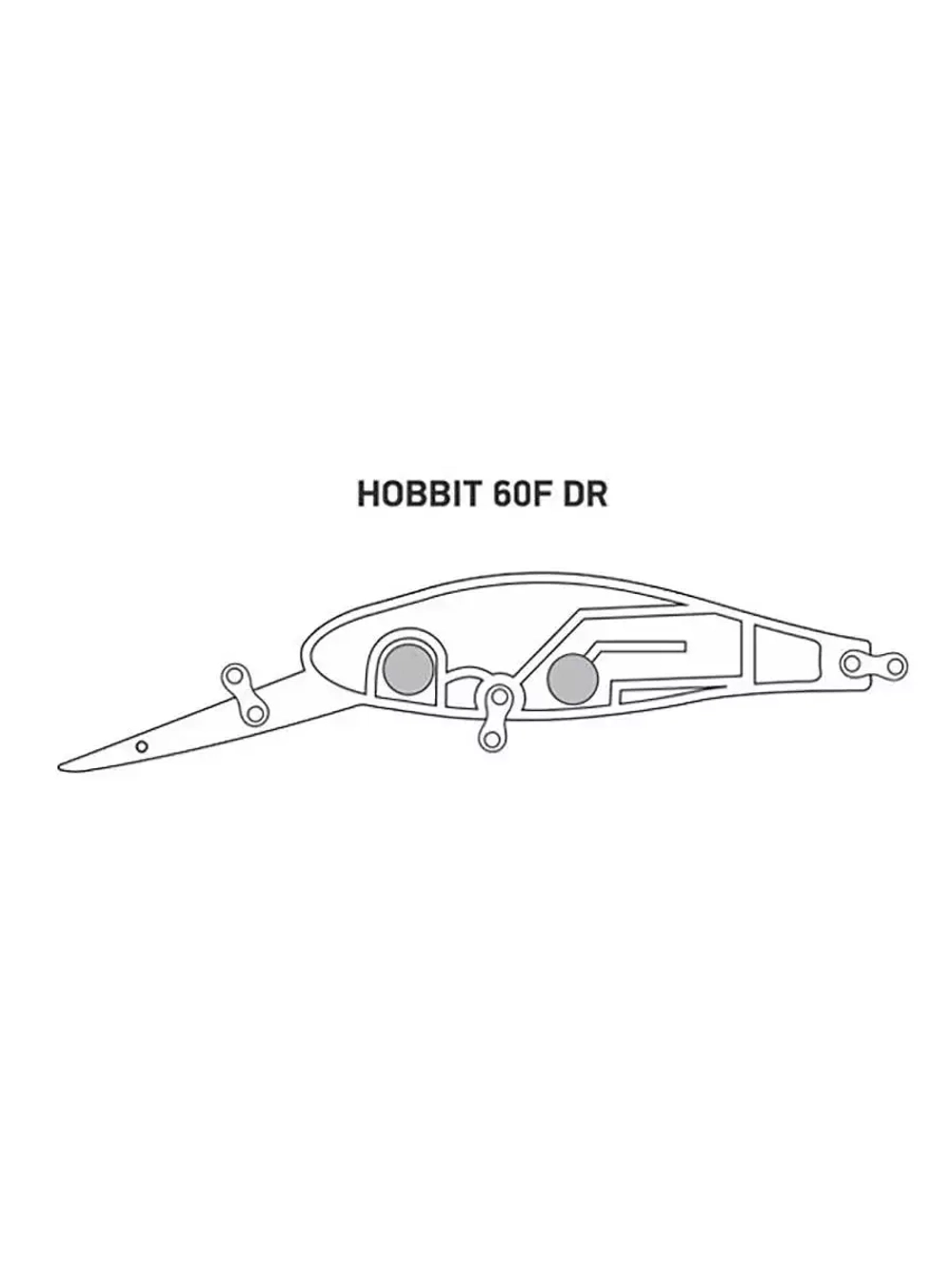 Воблер для рыбалки LureMax HOBBIT