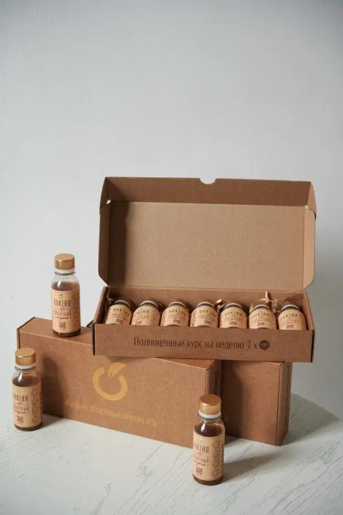 "ПЕКТИНОВА" Жидкий яблочный пектин, 21 бутылочка по 0,1 литра.