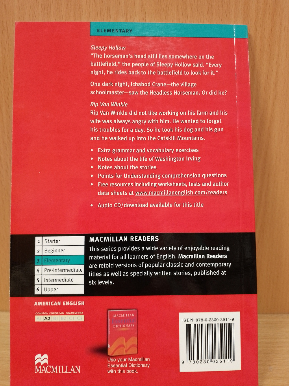 Macmillan Readers The Elementary: Legends of Sleepy Hollow and Rip Van Winkle. With extra exercises and audio CD