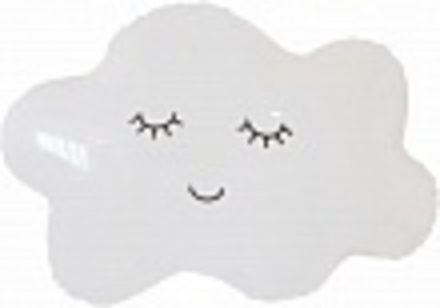 Шар (27''/69 см) Фигура, Облако, Белый, 1 шт. в уп.