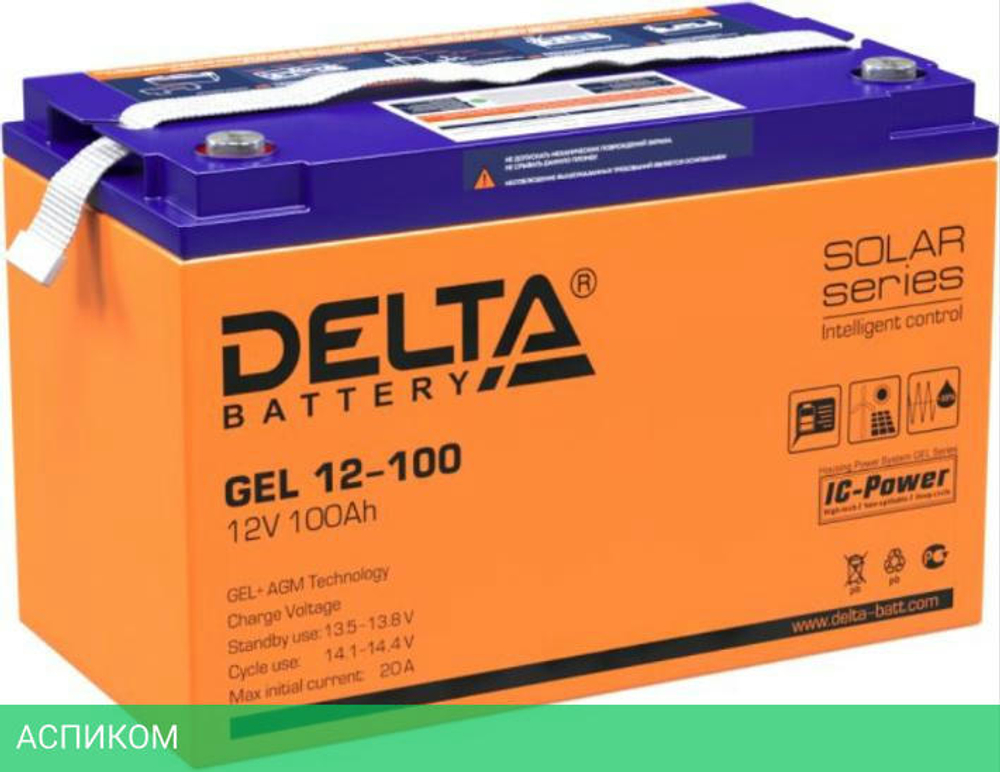 Аккумулятор для ИБП Delta GEL 12-100