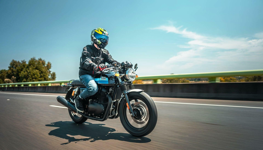 Royal Enfield Continental GT 650 Slipstream Blue (Black Alloy) 2024