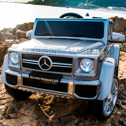 Электромобиль детский "Mercedes-Benz  G650",12V, серый