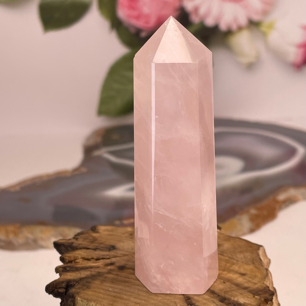 38609 Розовый кварц Кристалл 85мм