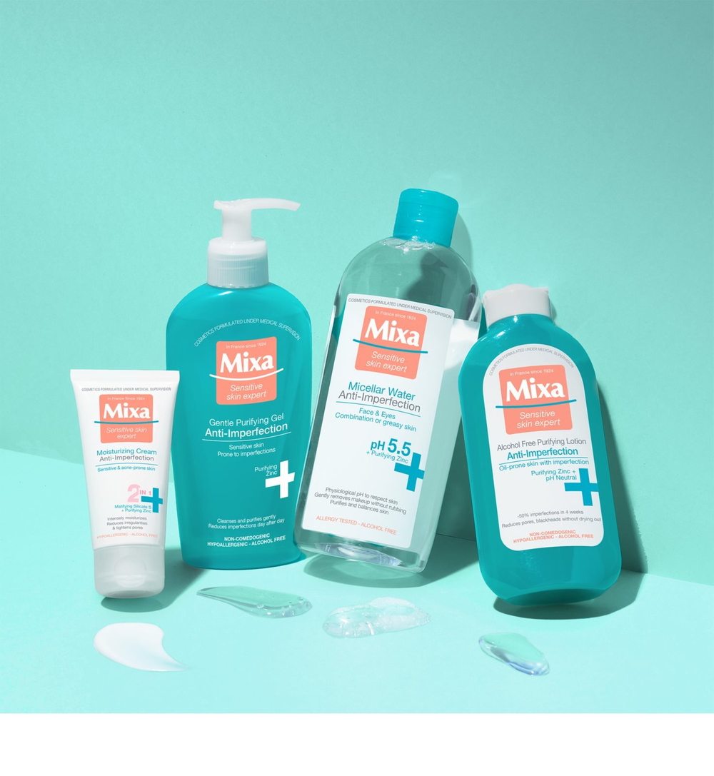 MIXA Anti-Imperfection - мицеллярная жидкость, матирующая кожу /   400  ml  / GTIN 3600550752410