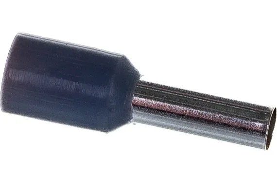 Наконечник Navigator Е 4,0-9 втулочный изолированный серый (упаковка 100шт) 38571