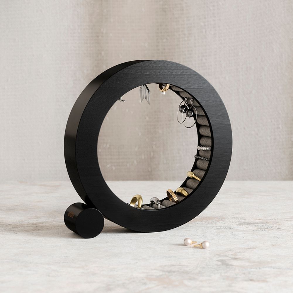 Органайзер для украшений Ferris, Ø19 см, черный