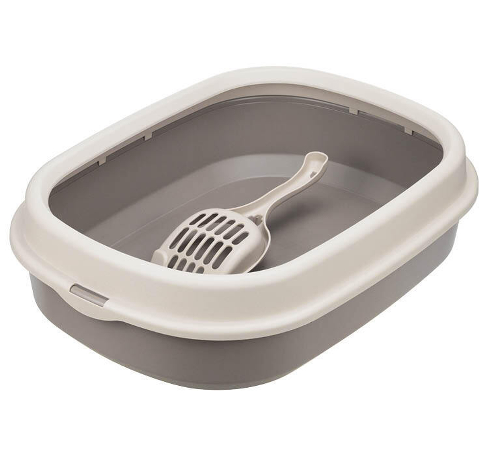 Лоток для кошек ЛЯ-МУРР 480х355мм с низким бортом + подарок (совок) М1832