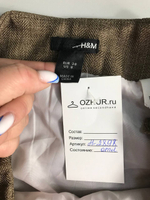 Юбка H&M со складками, маркировка 36,  на 42 размер