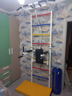 Монтаж шведской стенки Sv Sport в бетонные, кирпичные стены