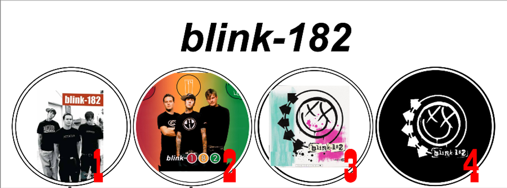 Значок Blink-182 36мм ( в ассортименте )