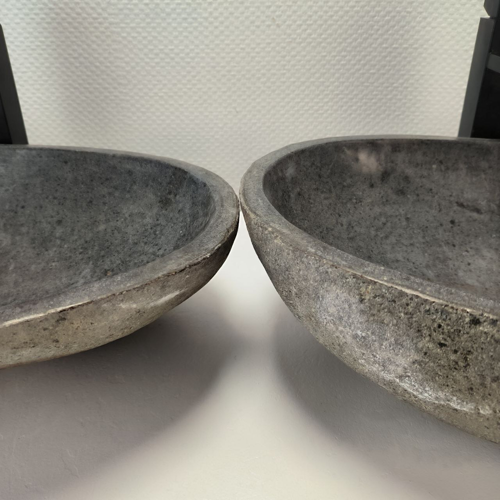 Раковина из речного камня ПАРА! RS-63842 54*38*15 2шт 0127
