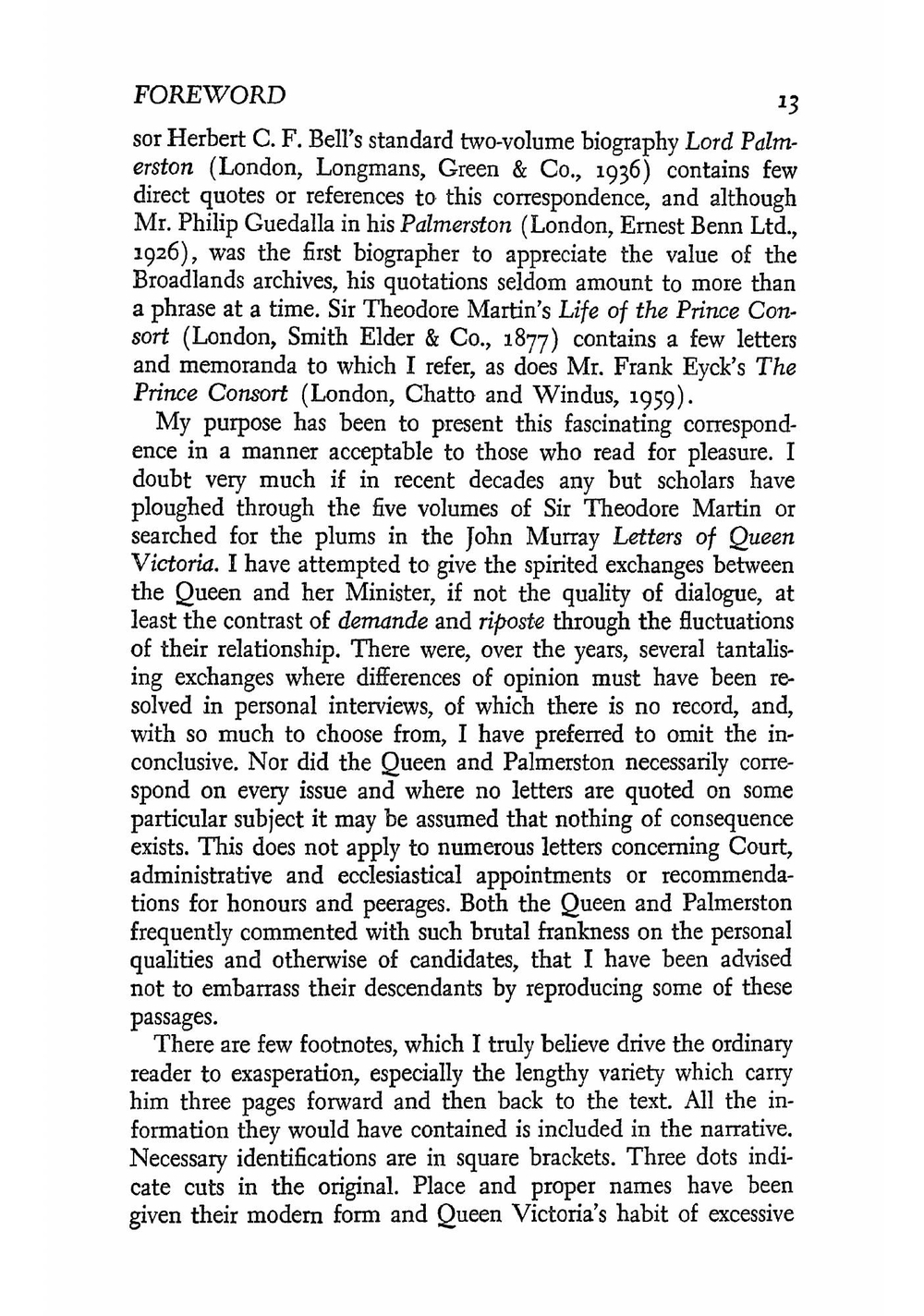 REGINA VS. PALMERSTON THE CORRESPONDENCE BETWEEN QUEEN VICTORIA AND HER FOREIGN AND PRIME MINISTER 1837-1865 | BRIAN CONNELL