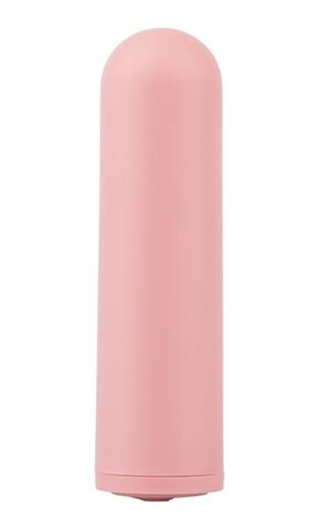 Нежно-розовая вибропуля Java - 7,8 см.