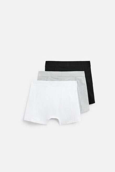 ZARA НАБОР ИЗ ТРЕХ ТРУСОВ-БОКСЕРОВ, РАЗНОЦВЕТНЫЙ