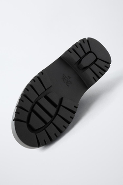 ZARA ВОДООТТАЛКИВАЮЩИЕ БОТИНКИ, ЧЕРНЫЙ