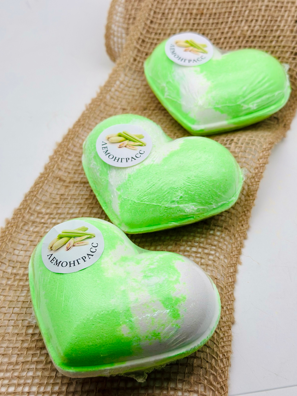 Бомба-сердце (XL) «Лемонграсс»