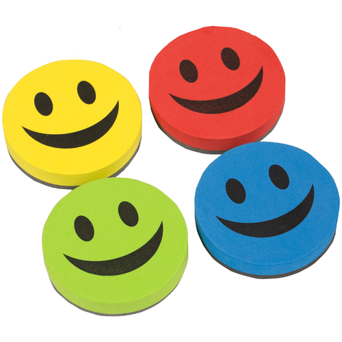 Губка-стиратель для досок OfficeSpace "Смайл" 90мм, материал EVA, ассорти, европодвес И