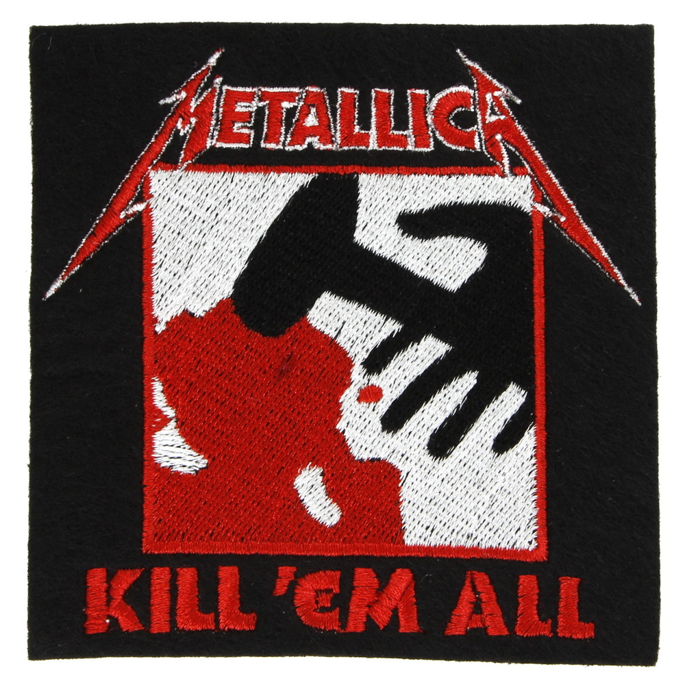 Нашивка с вышивкой группы Metallica