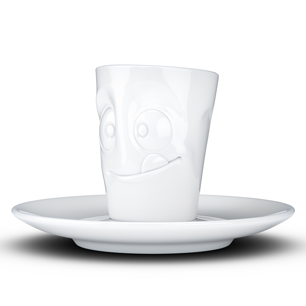 Кофейная пара tassen tasty, 80 мл, белая