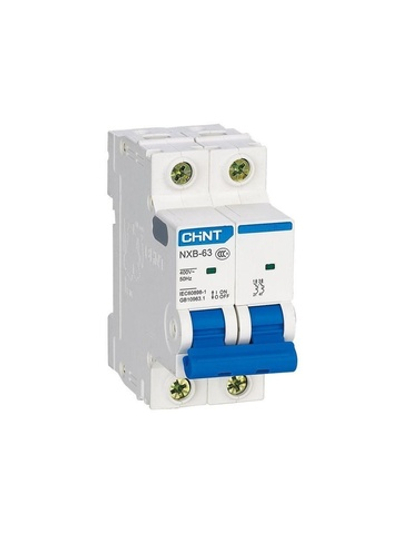 Выключатель автоматический модульный 2п C 63А 6кА NXB-63 (R) CHINT 814098