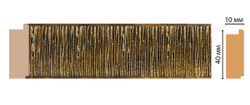 Молдинг Decomaster 109-28 40*10*2400мм