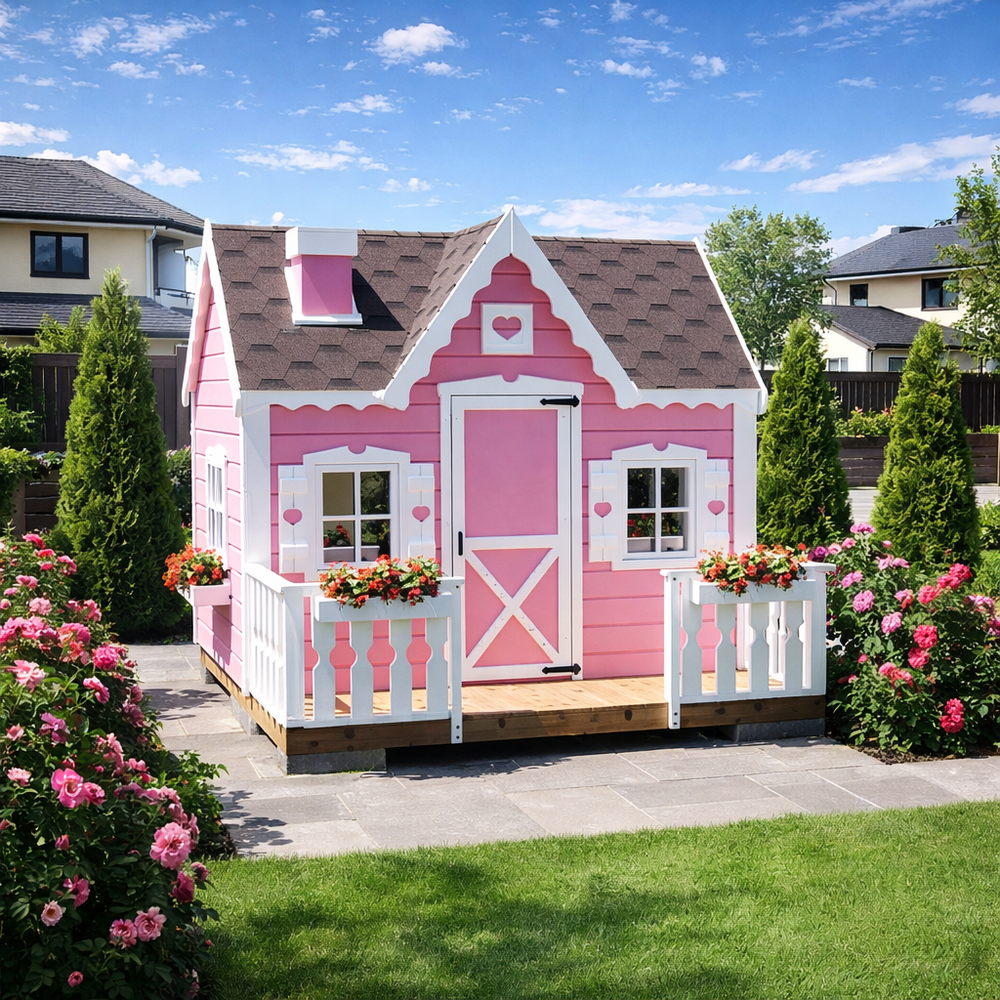 Деревянный домик "Незабудка ЛЮКС"