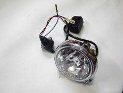 Headlight 4" Diamond lens, For Honda C100. T19. Copy. Made in Thailand. DIY