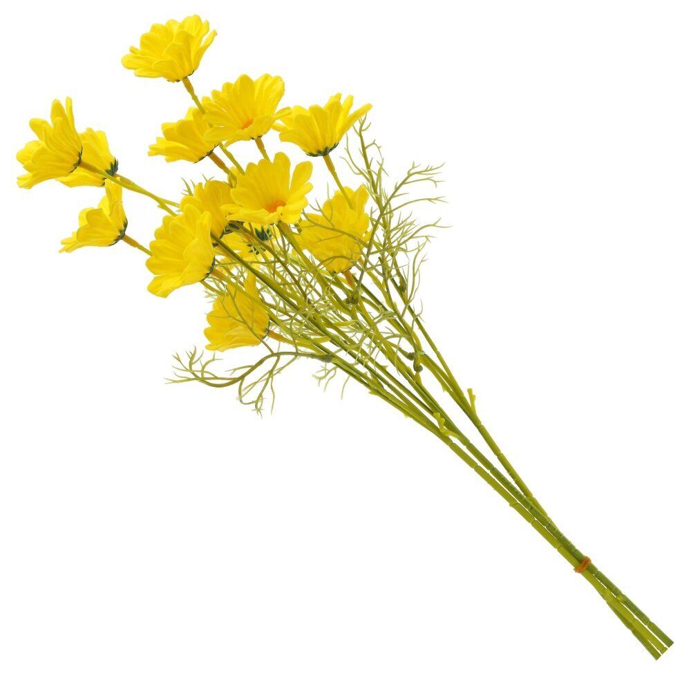 GAEM Цветы искусственные "Букет Хризантем", L15 W15 H50 см