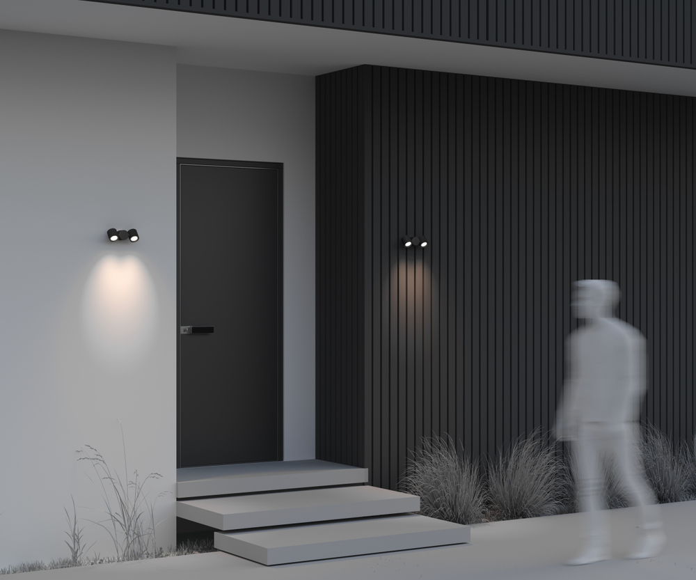 Уличный настенный светильник Outdoor O010WL-02B